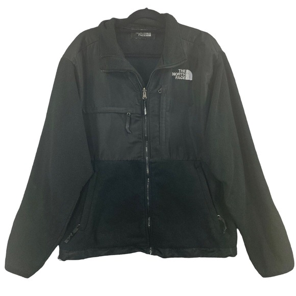 The North Face Other - The North Face Fleece Sweater Mens Mock Collar Full Zip Size L Black Stretch